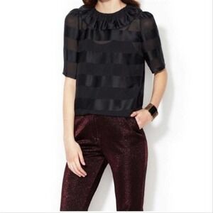 Marc by Marc Jacobs Bellini Silk Striped Blouse